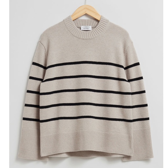 & Other Stories Sweaters - euc and other stories wool stripe sweater